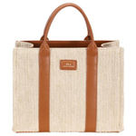 David Jones David Jones Square Woven Tote Handbag Photo 0