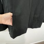 J.Jill NWT  Black Ponte Blazer Jacket  XS Shawl Collar Button Front Long Sleeve Photo 5