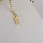 Gold filled over Stainless steel mothers of pearl clover necklace set jewelry Photo 9