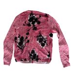 Women's Boden Pink Floral Sheer Lightweight Knit Cardigan Sweater US10/UK14 Size 10 Photo 3