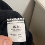 Button Front Patch Pocket Corduroy Skirt L Black Size L Photo 2