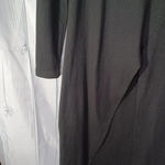 FHQ long sleeve turtle neck dress with slit on the side NWT Black Size M Photo 3