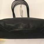Black Leather Shoulder Bag Photo 3