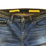 Anthropologie Anthro Pilcro Parallel Step Up Hem Mid Rise High-Low Straight Leg Jeans size 28 Photo 10