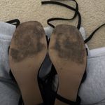 Cynthia Rowley  Black Wraparound Heels Photo 4