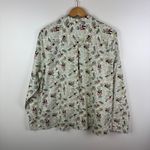 Croft & Barrow Tropical Toucan Button Up Shirt Size XXL Vacation Resort Island Photo 2