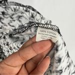 Passion Lilie Houndstooth Cotton Black White Ruffle Hem‎ Mini Wrap Dress Size XL Photo 12