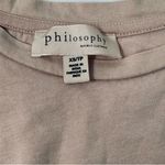 Philosophy Peach Short Sleeve Tee with Ruffle Pocket Photo 6