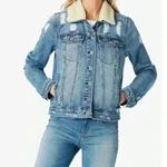 Jessica Simpson Womens Distressed Jean Jacket blue XS Photo 0