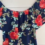 Crystal Doll  off shoulder dress red blue short small Photo 3