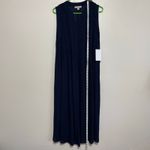 Woman Within Navy Blue Sleeveless Midi Dress Size 16W NWT Photo 2