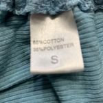 Romwe  Light Blue Ruched Cropped Tank Top Size 4 Photo 6