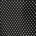 Boston Proper Shirt Women Medium Black White Polka Dot Pleats Button Up Feminine Photo 4