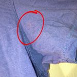 Levi's Slim Fit 3/4th Button Short Sleeve Tee Women Size Medium Violet Blue Photo 3