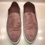 Vince  Women’s Garvey Leather Suede Pink and White Slip-On Shoes Photo 1