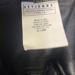 Just Cavalli  Black Satin Skirt Size 38 Italy Designer Fit‎ & Flare Panel Detail Photo 8