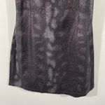 Urban Outfitters  Women's Black Textured Snakeskin Backless Mini Dress Size S Photo 3