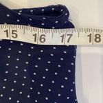 Blue Bird Polka Dot Sheer Dress Floral Appliqué Halter Midi Shift Dress Sz S Jun Photo 9