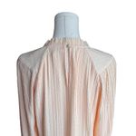 Sézane - Sibie Blouse Pink Pleated Long Sleeve Size 34 (US 2/XS) Photo 5