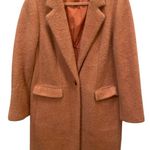 Loft Herringbone Melange Coat in Soft Pink - Size M Photo 0
