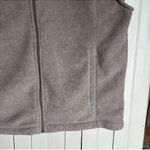 st. john's bay St. John’s Bay Fleece Vest Off-White/Cream Size L Photo 2