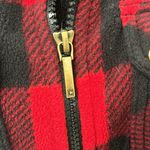 CHAPS  Women Vest Winter large Red Zip Up Buffalo Plaid Pockets Ladies Photo 3