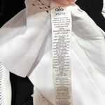 Alo Yoga Women's Seamless Open Air Perforated Athletic Sports Work Out Bra White Photo 1