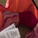 Nike  Women’s Tankini Swimwear Top Sz Large Pink / Coral Colorblock Photo 7