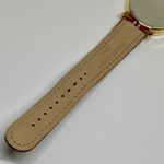 Vintage Valdawn American Flag wrist watch 33mm gold tone Leather Band running Photo 5