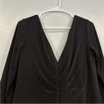 La Femme 29044 Long Sleeve Faux Wrap Gown Jersey Gown Size 12 Photo 4