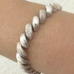 Vintage MILOR Italy 925 Italian Sterling Silver San Marco Link 7.5” Bracelet 21g Photo 6