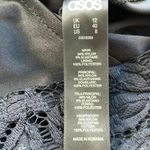 ASOS  black lace sheath sleeveless mini dress size Xsmall/Small New Photo 6