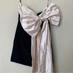 House Of CB  'Jana' Black & Ivory Bow Mini Dress‎ NWOT size M Photo 7