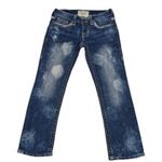 Big star  Vintage Liv Stretch Cropped Jeans Bleached Distressed Womens 26 Denim Photo 2