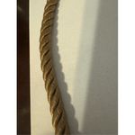 Vintage Women's Chunky Brown Twisted Rope Matinee Necklace Western Equestrian Photo 4