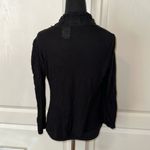 H.I.P. BLACK STRETCH KNIT TRIM CARDIGAN Photo 1