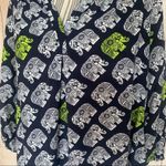 Crown & Ivy Elephant Print Comfy Business Casual Large Blouse Photo 5