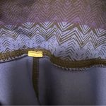 Alo Yoga  Illusion 3 Tribal print leggings Arctic Royalty Blue Black Pant Size M Photo 3