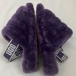 UGG  Plush Purple Slide Sandals Women’s Size 9 Photo 5