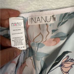 NANNU Pink and Green Wrap Sundress with Flutter Sleeves Photo 5