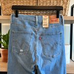 Levi's NWT  Mile High Super Skinny Distressed Raw Hem Jean, 29 Photo 6