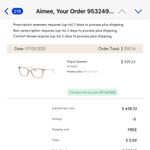 Vogue Women's Beige Glasses Photo 3