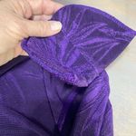 None Purple long sleeve‎ open cardigan, vintage with shoulder pads Photo 4