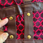 Arden B Pink/Purple Leather Jacket Photo 14