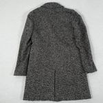 J.Crew  Tweed Topcoat Coat‎ Womens Size 2 Grey Black H1493 Photo 6