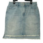 Abercrombie & Fitch  Light Blue Mini Jeans Skirt(Size 28) Photo 0