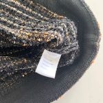 Ming Wang  Sapphire Black Orange Striped Tweed Zip Up Evening Jacket Size Medium Photo 5