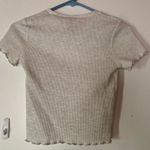 Wild Fable Cropped Waffle Knit Tee Photo 1