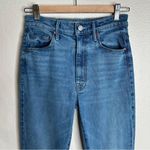 Mother High Waisted Weekend Slice Heel jeans Belle De Jour 26 Blue Photo 2
