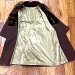 1960s Women’s Brown Long Dress Coat Fully Lined size 6 Photo 4